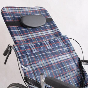 Cheapest senior aluminum health therapy folding reclining commode wheelchair