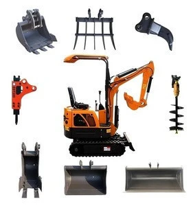 china earth-moving machine New 1.0 Ton mini and flexible small digger hydraulic excavator