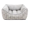 China Factory Direct Comfortable Round Cat Bed Soft Oxford Pet Bed Cave  Faux Fur Dog Beds