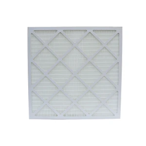 China Factory Home Use Air Filter Fine/Medium Mini-pleat Filter Micro Glass Fiber Media Cardboard Frame F6-H12