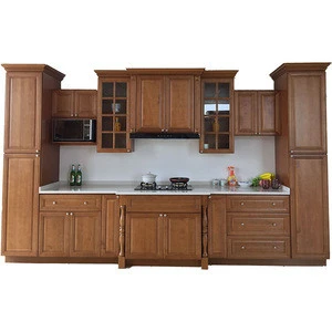 China factory manufacturer birch wood shaker kitchen cabinet