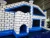 Import China hot sale blue bouncy inflatable castle with slide from China