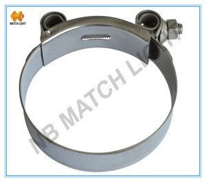 China Manufacturer Heavy Duty Stainless Steel Pipe T-Bolt clamp