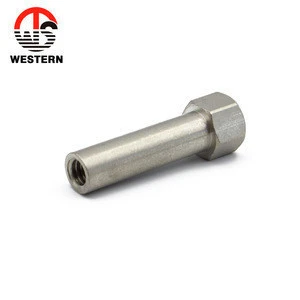 China Nickel Plated Pipe Fitting Screw Cap Brass Fastener Hex Bolt
