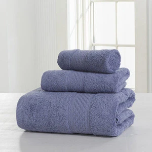 China supply high quality fashion all colors adult bath towel hotel towel