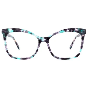 China Wholesale Acetate Cateye Frame Eyewear Clear Lens Optical Eyeglasses Frame