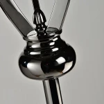 Chinese wholesale contemporary white fabric shade metal frame tripod floor lamp for home hotel decoration