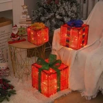 Christmas 3pcs/Set Decorative Lighting Ornament Festival  Gift Boxed Christmas Lights