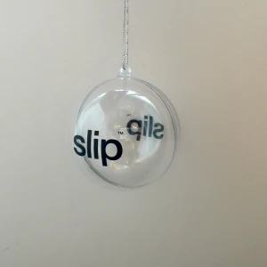Christmas decorations clear plastic with print logo