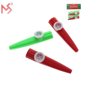 Christmas wind plastic kazoo wholesale musical instruments for kids
