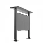 City street advertising playing equipment 55 inch floor standing digital signage