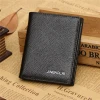 Classical New foldable cowhide genuine leather driver license wallet money card holder purse minimalist wallet
