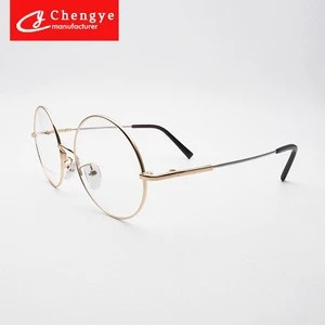 Classical slim round optical frames memory metal eyeglass frames