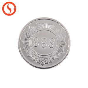 Coin Operated Games Token Silver Iron  Factory Price Coin Acceptor  Custom Logo Anti Copy Coin