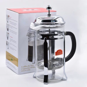 cold brew iced coffee and tea maker stainless steel coffee plunger French press