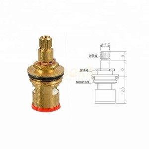 cold water faucet parts brass cartridge