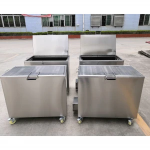 Commercial kitchen stainless steel heated soak tank with stainless steel heating tube