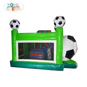 commercial party rental inflatable soccer football bounce house jumping castle for kids