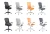 Import Commercial White Office Chair Swivel Desk Mesh Chair Office with Flip-up Armrest from China
