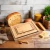 Import Compact Foldable Bamboo Bread Slicer Natural Wood Chopping Block Eco-Friendly and Safe for Home Use from China