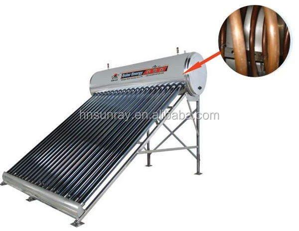 Compact Pre-heated Copper Coil Solar Water Heater