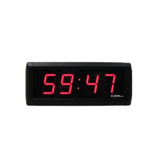 Competitive price 1.8 inch 4 digits led small display 12 hour 24 hour red digital table clock