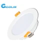 Competitive price round shape indoor lighting SMD 9W Ultra Slim Round Recessed Panel LED Downlight