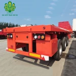 Container Flatbed Semi Truck Trailer with Tires 295/75/22.5 295 75 22.5