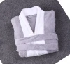Coral fleece velvet microfiber wholesale terry towel bathrobe woman