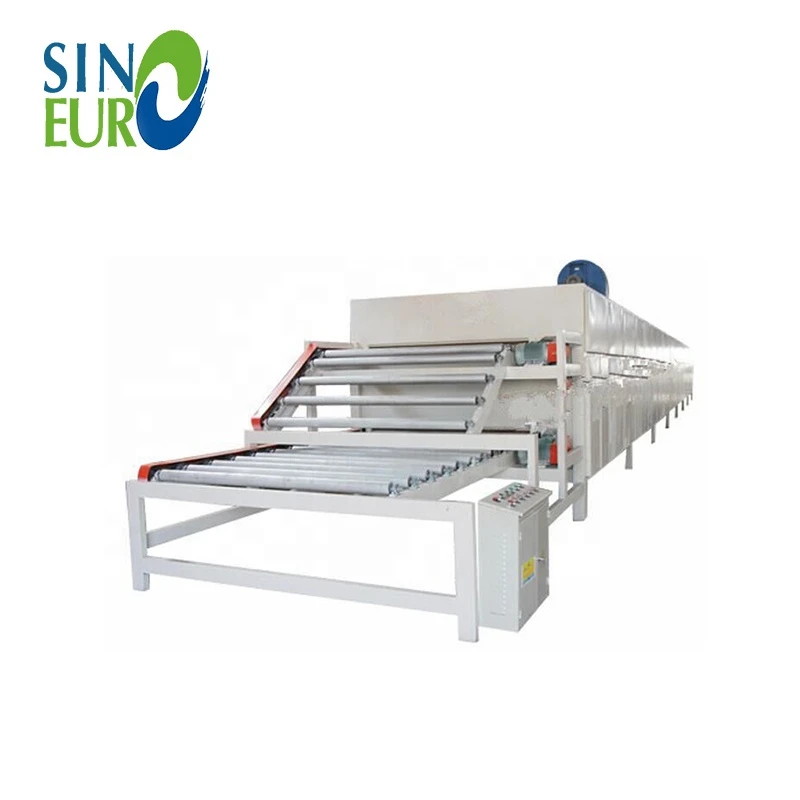 Core Veneer Roller Dryer Machine /Drying Capacity 80 cbm per Day/ Two Deck Four Section Roller Veneer Drying Machine