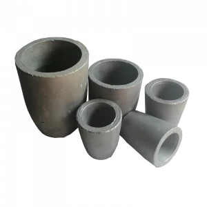 corrosion resistance, high temperature resistance, fast conduction Graphite clay crucible: