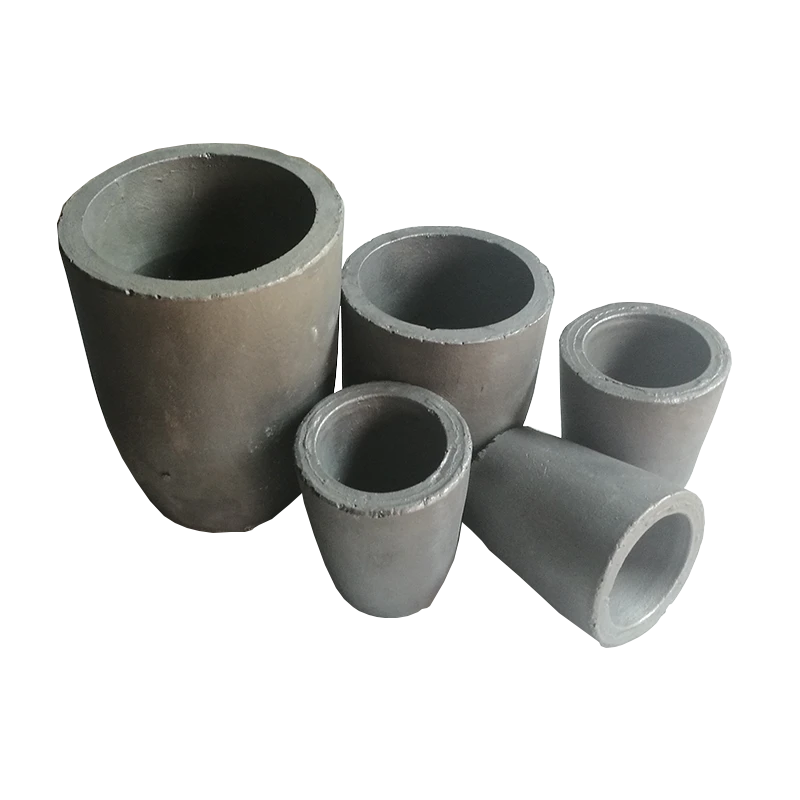 corrosion resistance, high temperature resistance, fast conduction Graphite clay crucible: