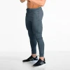 cotton stretchy zip pockets sports jogging cuff bottom men jogger pants
