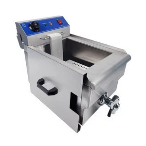 Counter Top Commercial Electric Deep Fryer / Heavy Duty Deep Fryers Machine
