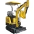 Import Crawler small diggers 1 ton mini excavator sales with cheaper price from China