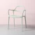 Import Creative pp outdoor armchair furniture factory direct stacking anti-uv plastic dining chairs from China