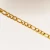 Import cuban chain ,5-6 mm high quality stainless steel with 18 k gold plating chain , DIY chain material . from China