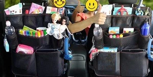 Custom Car Back Seat Organizers / Travel Accessory for Kids & baby / Toy Storage Bag