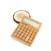 Custom Eco-friendly bamboo products 12 Digits calculator for office table