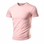 Custom logo Mens Cotton Blank Plain T-Shirt