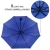 Import Custom Logo Multiple Colour Three Folding Umbrella Travel Umbrella from China