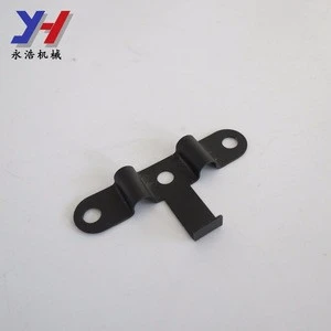 Custom made steel metal mounting bracket for bicycle wheel connector accessory