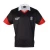 Import custom mens club team  black and red v neck  football soccer jersey wholesale soccer wear from China