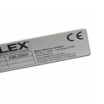 Custom Metal Name Plate Printed Metallic Self-adhesive  Label Aluminum Printing Logo Machine Nameplate