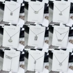 Custom Necklace Classic Rhodium Plated Necklace Charms 925 Silver Necklace Pendant
