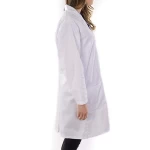 Custom Polyester Lab Coat Doctor Nurse Uniform Blouse  Pure Color Hospital Doctor Uniform