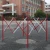 Import Custom Portable Crowd Temporary Wheel Traffic Road Safety Retractable Steel Barrier Aluminum Expandable Barrier from China