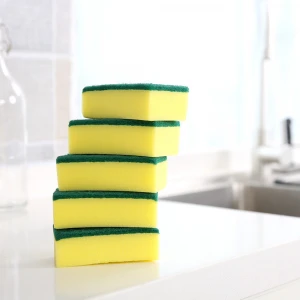 Custom printed kitchen magic cleaning sponge and scouring pads utensil cellulose cleaning sponge eraser