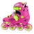 Import Customized CNC Chassis 3 Druber PU Wheels Mesh Material Adjustable Inline Skates Kids Shoes With Wheels from China
