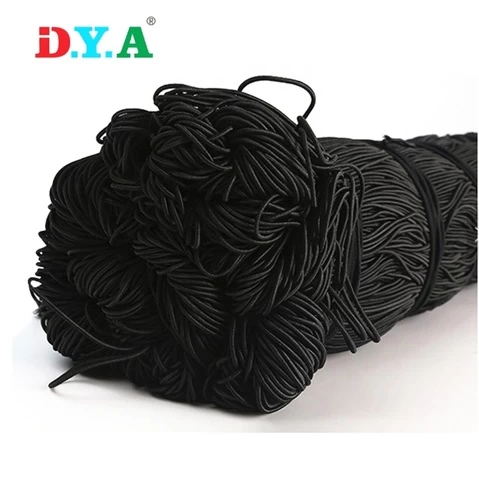 Customized elastic cord rope wholesale 1mm 1.5mm 2mm 2.5mm 3mm polyester rubber silicone round elastic cords